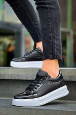 Kb-X46 Kuback Siyah Rugan Bağcıklı  Günlük Erkek Ayakkabı (Numara: 41) - Görsel 2