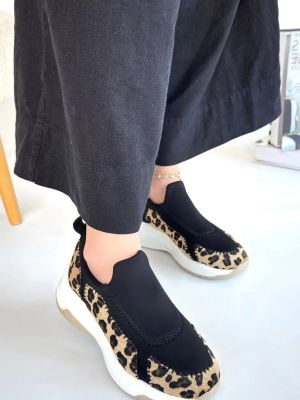 Kendy Leopar Süet Spor Ayakkabı (Numara: 36)