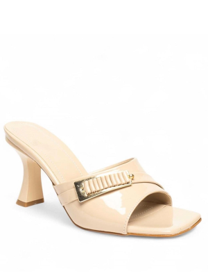 Sief Bej Rugan Topuklu Terlik (Numara: 38)