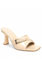 Sief Bej Rugan Topuklu Terlik (Numara: 39)