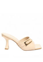 Sief Bej Rugan Topuklu Terlik (Numara: 39) - Görsel 2