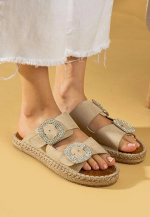 Hertas Bej Nubuk Tokalı Terlik (Numara: 38)