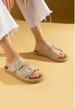 Hertas Bej Nubuk Tokalı Terlik (Numara: 40) - Görsel 3