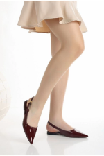 Ummar Bordo Rugan Babet Ayakkabı (Numara: 38) - Görsel 2