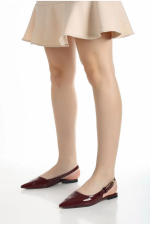 Ummar Bordo Rugan Babet Ayakkabı (Numara: 39)