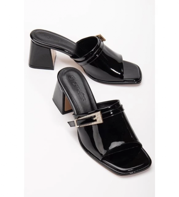 1231379_ziva-siyah-rugan-topuklu-terlik-199114227-sw582sh640.png Ziva Siyah Rugan Topuklu Terlik (Numara: 37) - Görsel 1