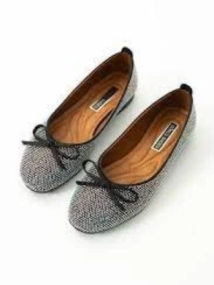 Potte Siyah Saten Babet Ayakkabı (Numara: 39)