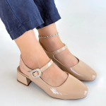 Gowe Nude Rugan Topuklu Ayakkabı (Numara: 38) - Görsel 4