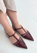 Canca Bordo Rugan Babet Ayakkabı (Numara: 36) - Görsel 2