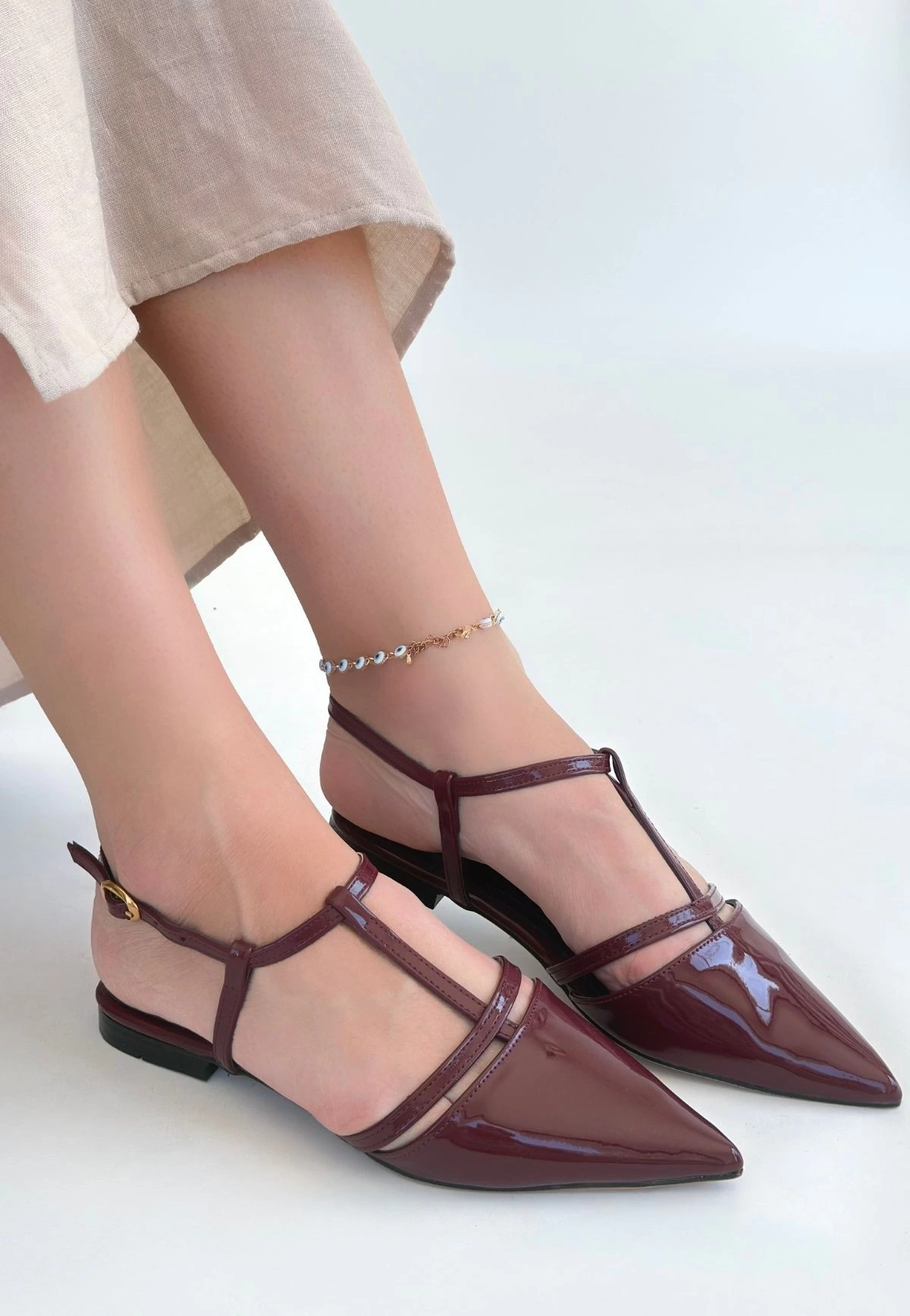 1231444_canca-bordo-rugan-babet-ayakkabi-155840729-sw1200sh1736.png Canca Bordo Rugan Babet Ayakkabı (Numara: 39) - Görsel 1