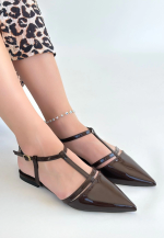 Canca Kahverengi Rugan Babet Ayakkabı (Numara: 36)