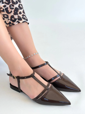 Canca Kahverengi Rugan Babet Ayakkabı (Numara: 36)