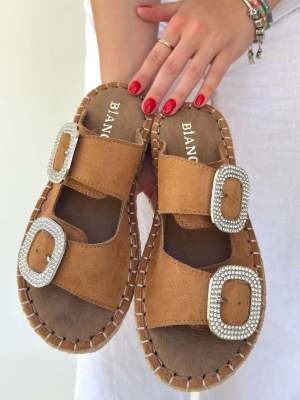 Hertas Vizon Nubuk Tokalı Terlik (Numara: 37)