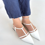 Canca Beyaz Rugan Babet Ayakkabı (Numara: 40) - Görsel 4