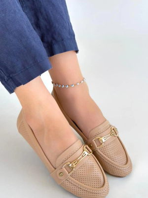 Rain Nude Cilt Babet Ayakkabı (Numara: 38)