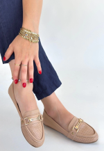 Rain Nude Cilt Babet Ayakkabı (Numara: 38) - Görsel 3