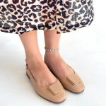 Canka Nude Cilt Babet Ayakkabı (Numara: 36) - Görsel 4