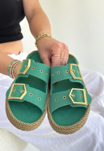 İces Yeşil Nubuk Terlik (Numara: 36) - Görsel 2