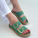 İces Yeşil Nubuk Terlik (Numara: 39) - Görsel 4