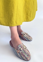 Yenda Renkli Dokumalı Terlik (Numara: 39) - Görsel 3