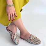 Yenda Renkli Dokumalı Terlik (Numara: 39) - Görsel 4