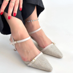 Lanna Bej Cilt Topuklu Ayakkabı (Numara: 38) - Görsel 4