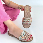 Gonne Renkli Hasır Dokuma Terlik (Numara: 39) - Görsel 4