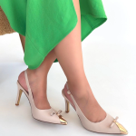 Joye Bej Cilt Topuklu Ayakkabı (Numara: 37) - Görsel 4