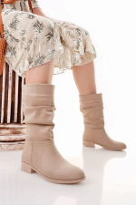 Plod Bej Süet Çizme (Numara: 38)