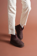 Cuen Kahverengi Süet Bot (Numara: 36) - Görsel 2