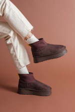 Cuen Kahverengi Süet Bot (Numara: 39)