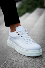 Kb-X20 Kuback Beyaz Cilt Günlük Erkek Ayakkabı (Numara: 41) - Görsel 3