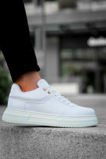 Kb-X20 Kuback Beyaz Cilt Günlük Erkek Ayakkabı (Numara: 40) - Görsel 2