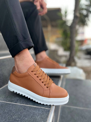 Kb-Dx2 Kuback Taba Deri Günlük Erkek Ayakkabı (Numara: 42)