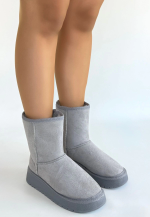 Sophia Gri Süet Bot (Numara: 37) - Görsel 2