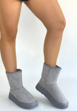 Sophia Gri Süet Bot (Numara: 38) - Görsel 3