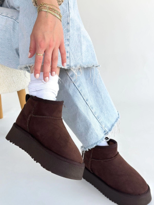 Linne Kahverengi Süet Bot (Numara: 37)