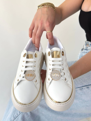 Jlar Beyaz Cilt Bağcıklı Spor Ayakkabı (Numara: 39)