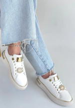 Jlar Beyaz Cilt Bağcıklı Spor Ayakkabı (Numara: 39) - Görsel 2