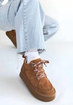 Muden Taba Süet Bağcıklı Bot (Numara: 39)