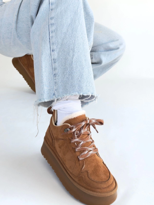 Muden Taba Süet Bağcıklı Bot (Numara: 39)