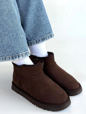 Elsa Kahverengi Süet Bot (Numara: 37)