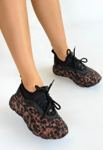 Rimay Kahverengi Cilt Boncuk İşlemeli Spor Ayakkabı (Numara: 39) - Görsel 4