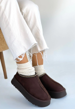 Foyk Kahverengi Süet Bot (Numara: 38) - Görsel 3