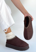 Foyk Kahverengi Süet Bot (Numara: 39)