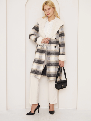 Kürklü Ekose Kaban (Beden: 36)