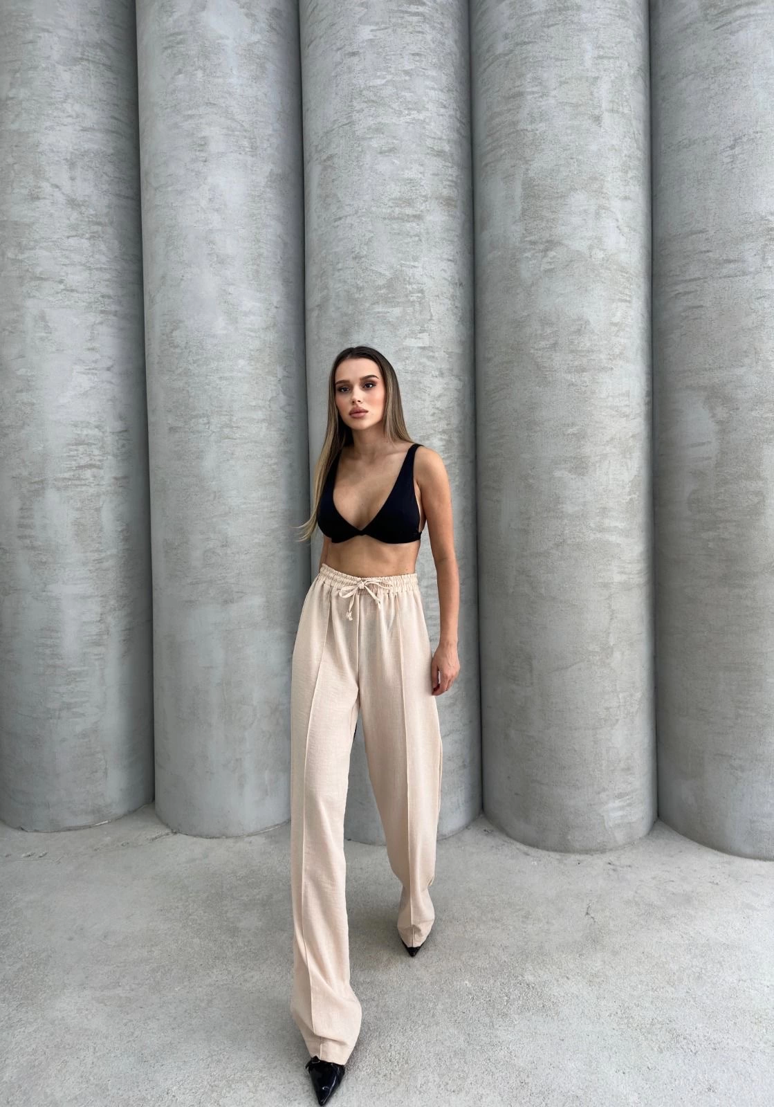 1232673_cimali-keten-pantolon-15819343-sw1119sh1600.png Çımalı Keten Pantolon Bej (Beden: M) - Görsel 2