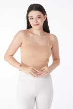 Yazlık Triko Crop Vizon (Beden: Standart) - Görsel 4