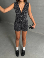 Yelekli Şort Takım Siyah (Beden: S) - Görsel 7