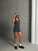 Yelekli Şort Takım Siyah (Beden: S) - Görsel 2